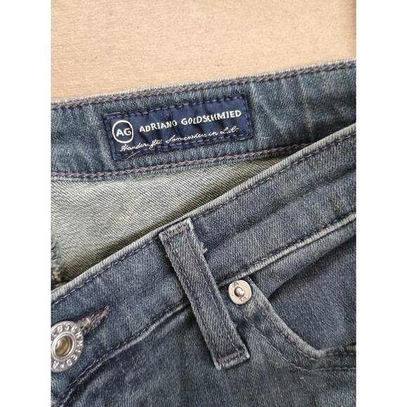 AG Adriano Goldschmied Women's Cotton Denim Slim Skinny Dylan Jeans Gray Size 27 - Picture 4 of 7